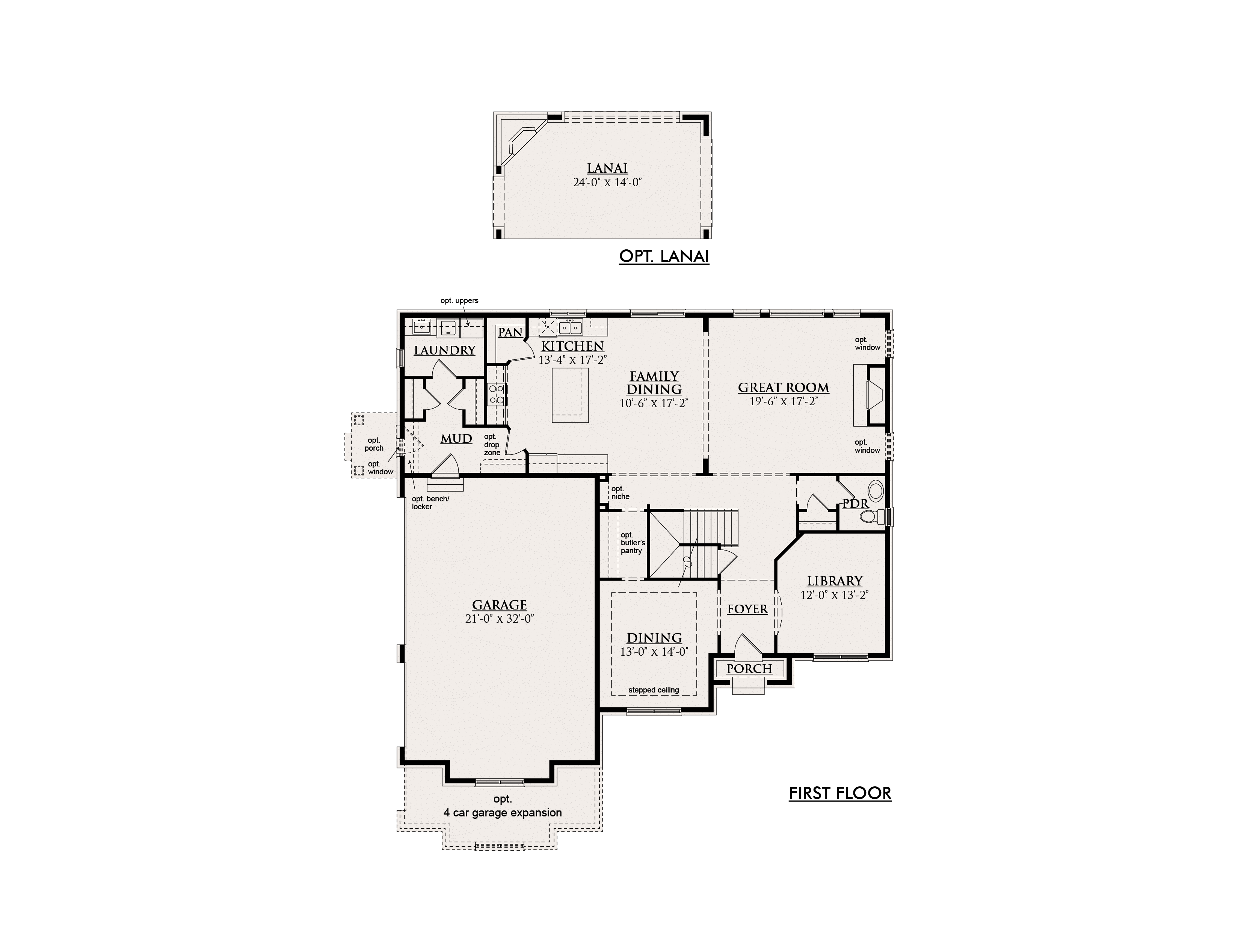 4 Bedroom 3 Bath Floor Plans THE VERSAILLES Cranbrook