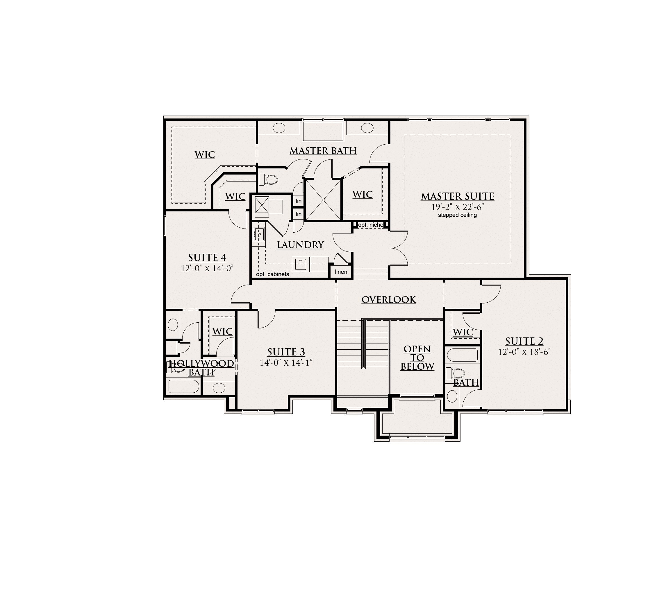 Granada Second Floor Plan