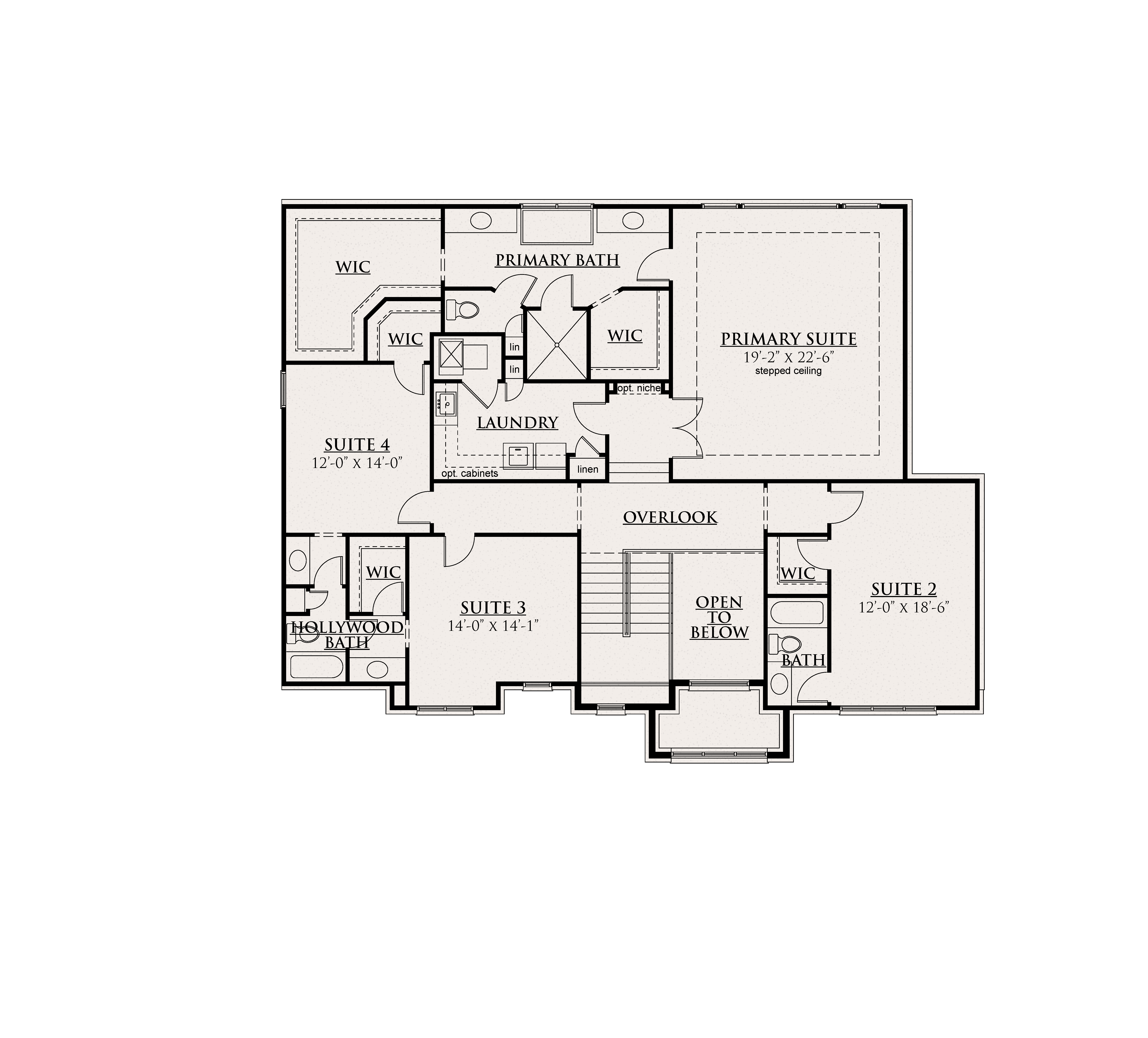 Granada Second Floor Plan