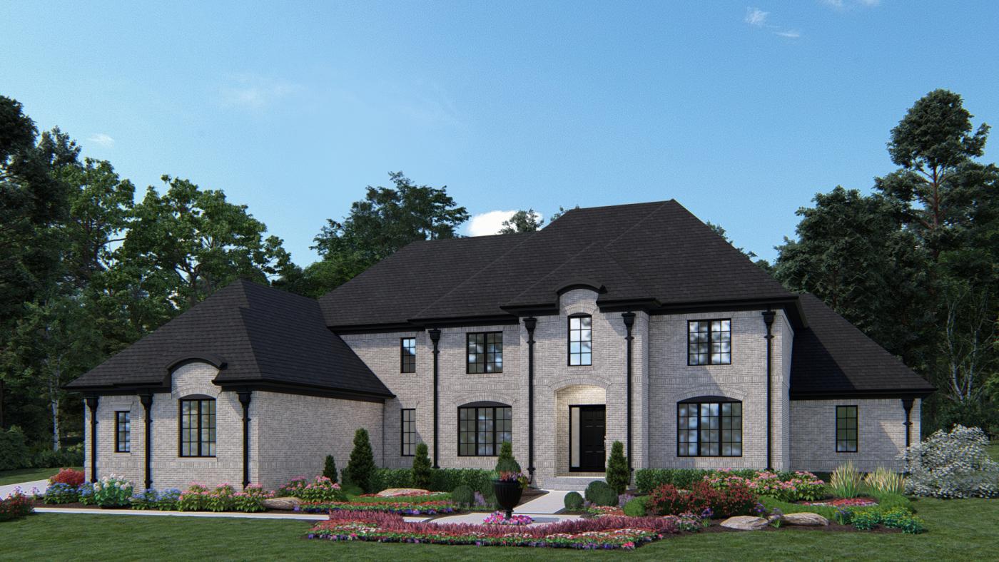 The Beauciare French Colonial Elevation