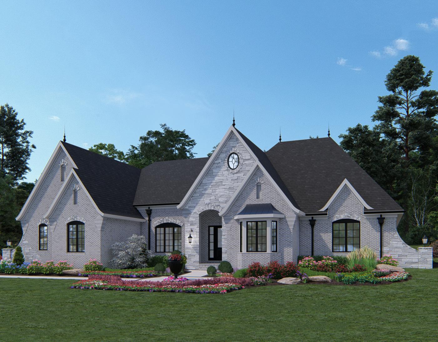 Chardonnay European Romantic Exterior Elevation