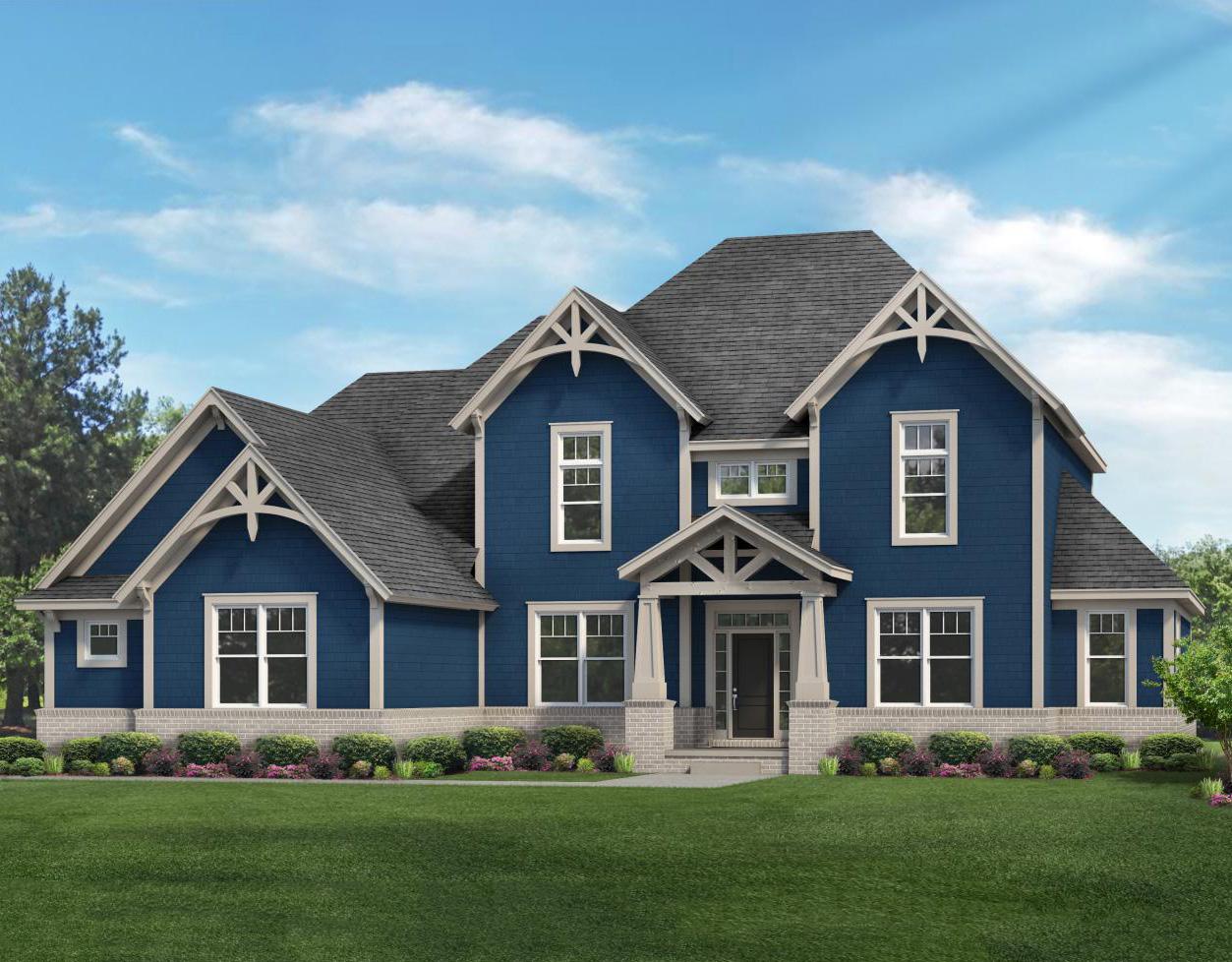 Lorient Craftsman Exterior Elevation