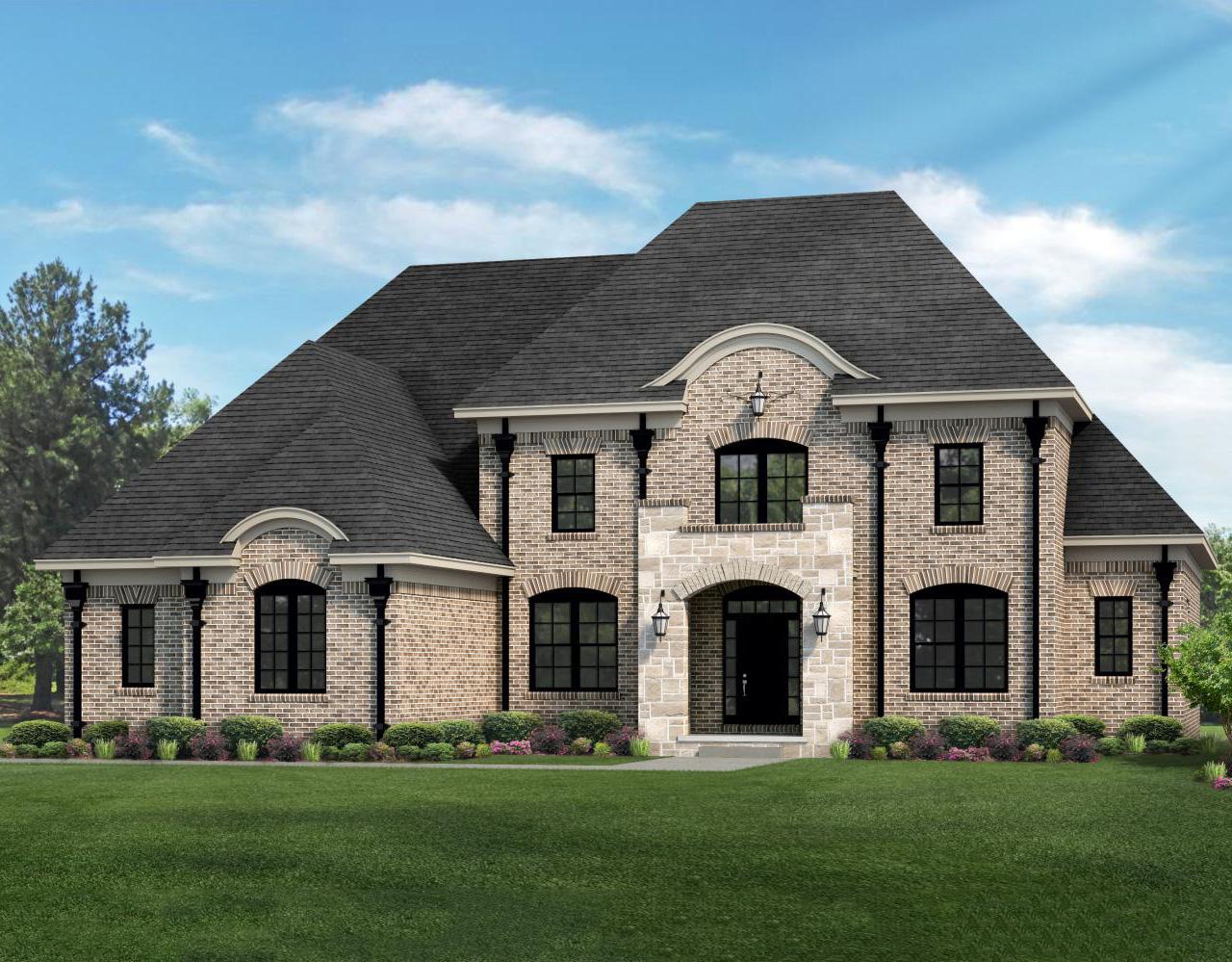 Lorient French Chateau Exterior Elevation