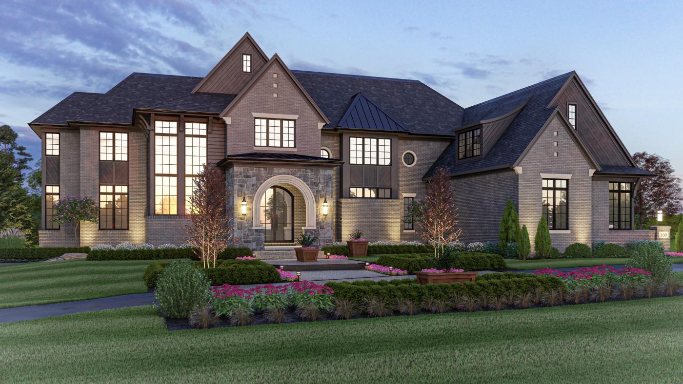 The Grayson Traditional Elevation