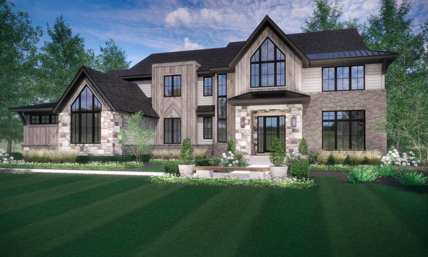 Granada Farmhouse Modern Elevation