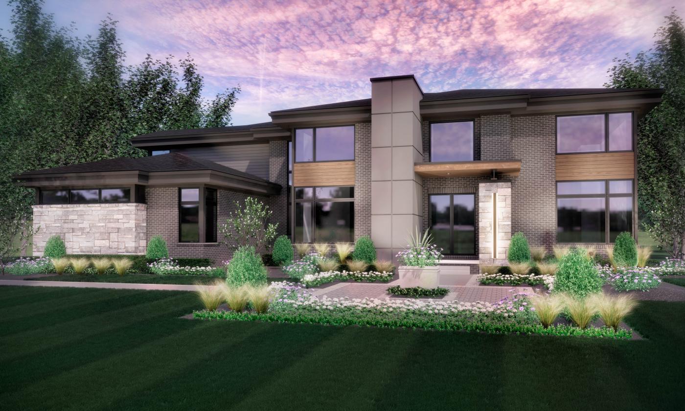 The Marion Contemporary Elevation