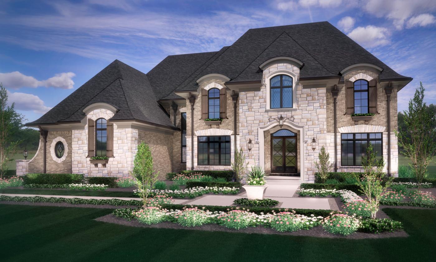 The Marion French Chateau Elevation