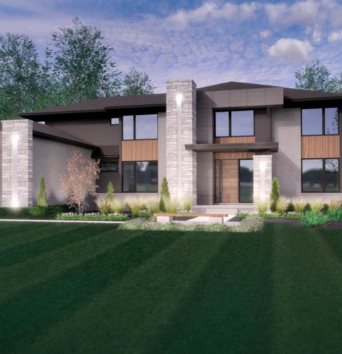 Seneca Contemporary Elevation